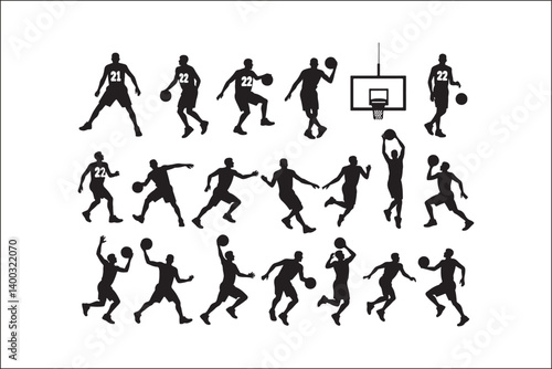 Basketball Silhouette Vector | Player SVG | Slam Dunk Clipart PNG

Basketball Player SVG | Dribble & Dunk Silhouette | Sports Vector Art

Basketball Action Silhouette | Jump Shot SVG Cut File | Sports
