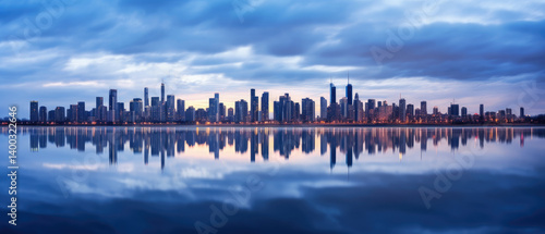 Urban Serenity at Dusk