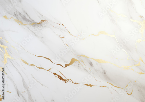 Elegant Gold Veined Marble Texture