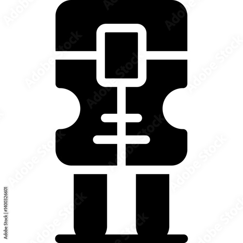 Capacitor Glyph Icon