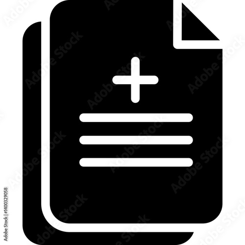 Surgery Consent Glyph Icon