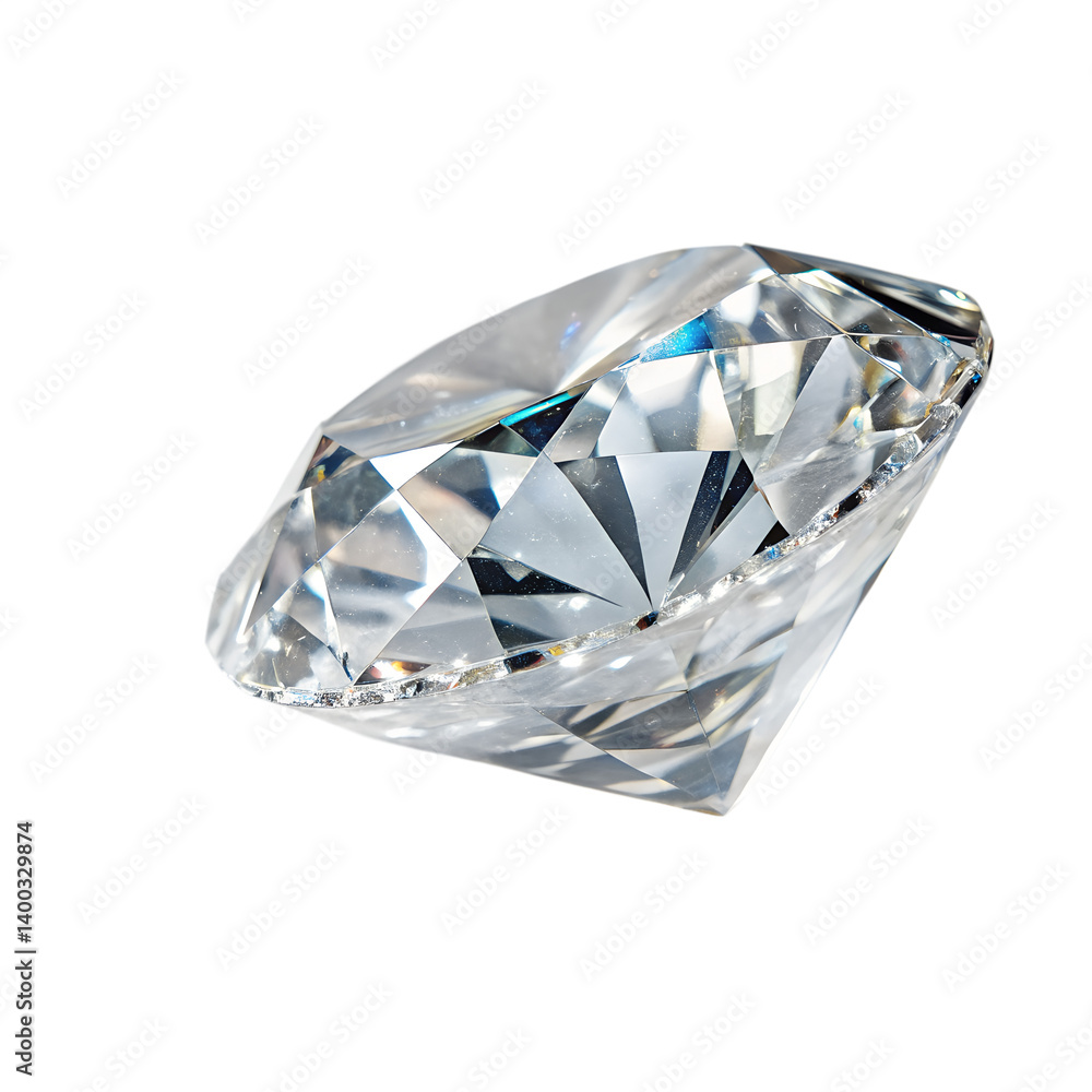 Diamond Gemstone Isolated on Transparent Background Diamond Gemstone Isolated on Transparent Background