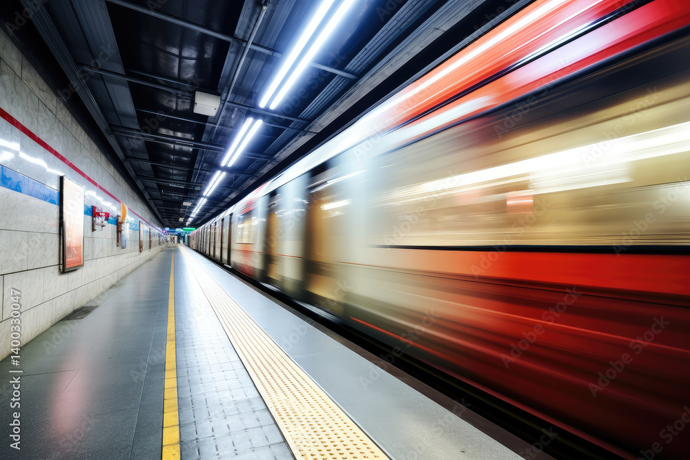 Urban Motion: Subway in Action