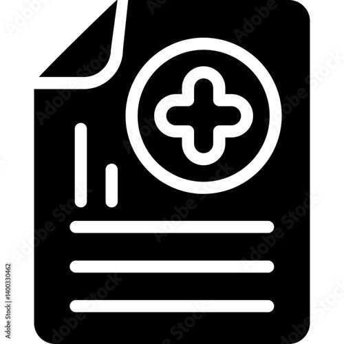 Emergency Plan Glyph Icon
