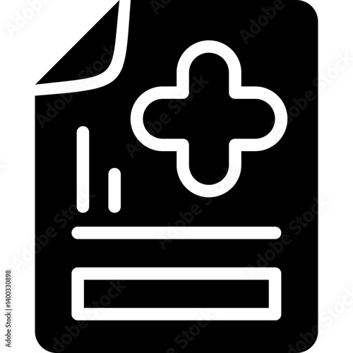 Emergency Plan Glyph Icon