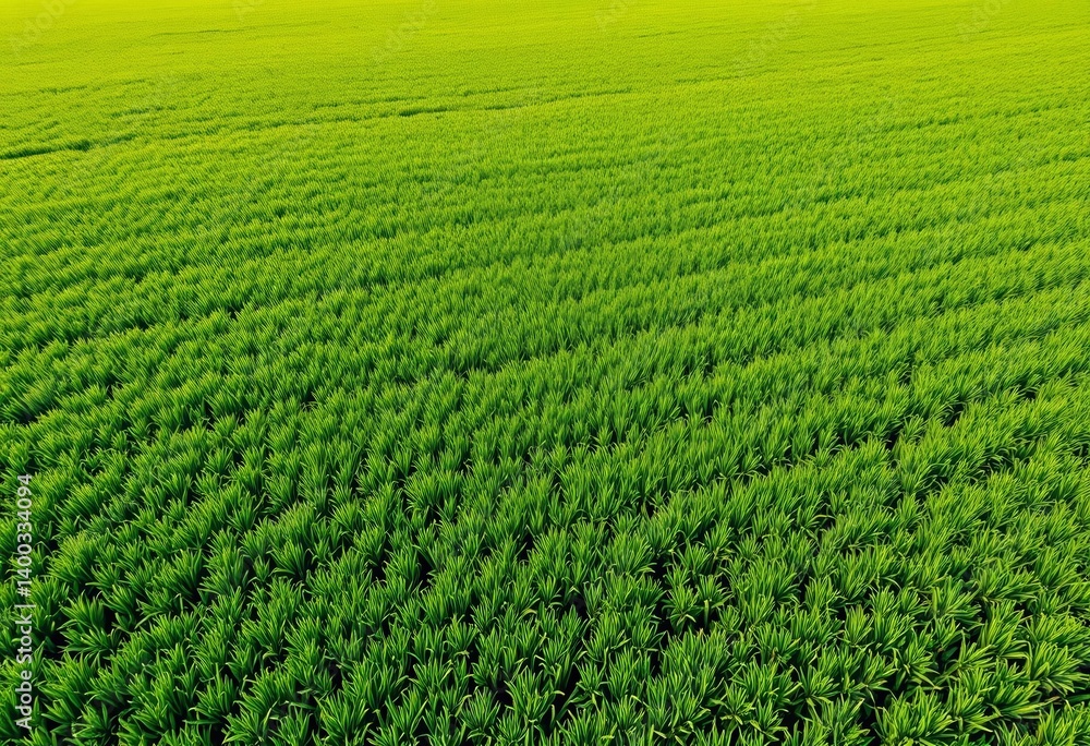 Lush green field, textured surface, aerial perspective, high angle, nature Lush green field, textured surface, aerial perspective, high angle, nature