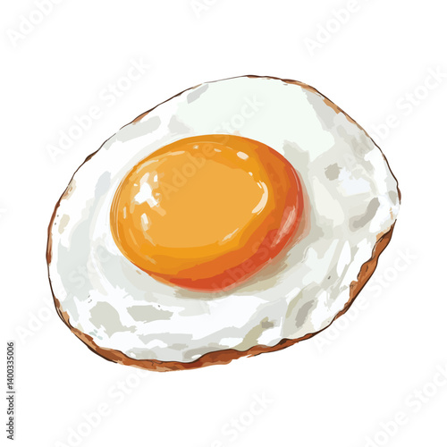 Poached eggs, food, vector, transparent background