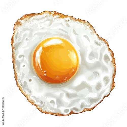 Poached eggs, food, vector, transparent background