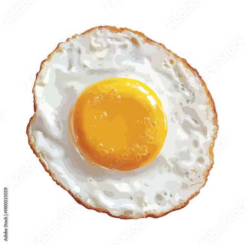 Poached eggs, food, vector, transparent background