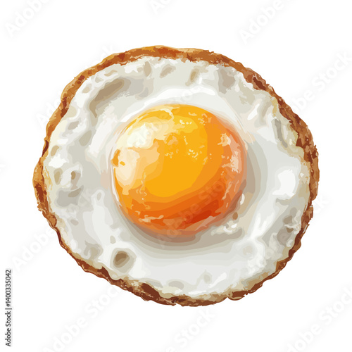 Poached eggs, food, vector, transparent background