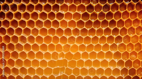 Obraz na płótnie Golden Honeycomb Delight w salonie