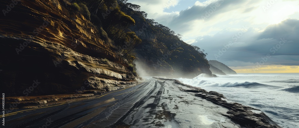 Serene Coastal Journey