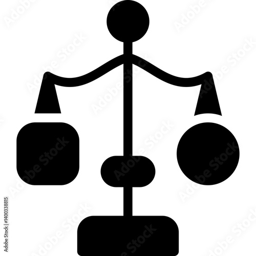 Human Rights Law Glyph Icon