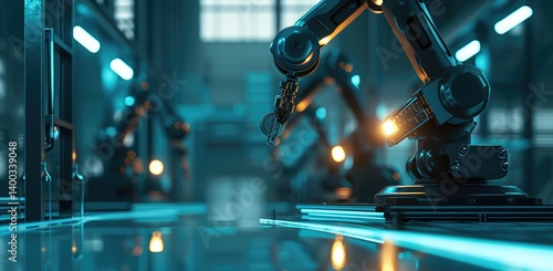 Automated Precision: Robotic Arms in Action