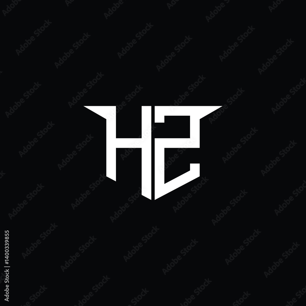 Modern Construction Logo with Symmetrical Design Modern Construction Logo with Symmetrical Design