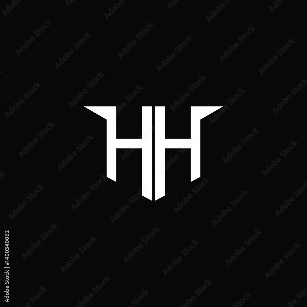 Modern Construction Logo with Symmetrical Design Modern Construction Logo with Symmetrical Design