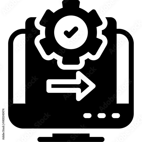 Software Patch Glyph Icon