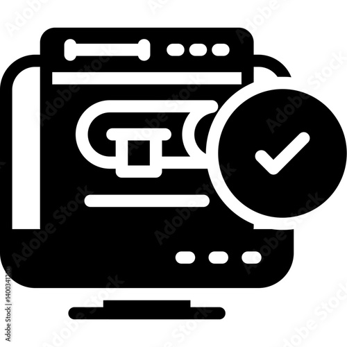 Software Library Glyph Icon