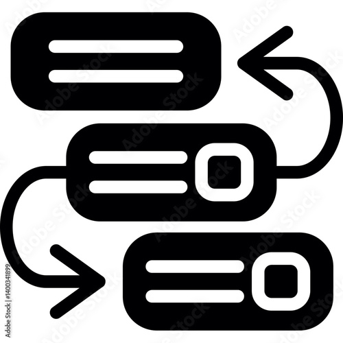 Product Backlog Icon Glyph Icon