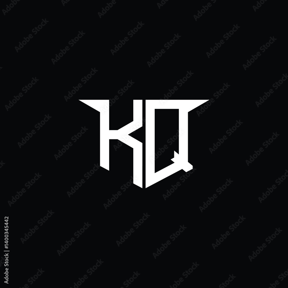 Fototapeta premium Modern Construction Logo with Symmetrical Design
