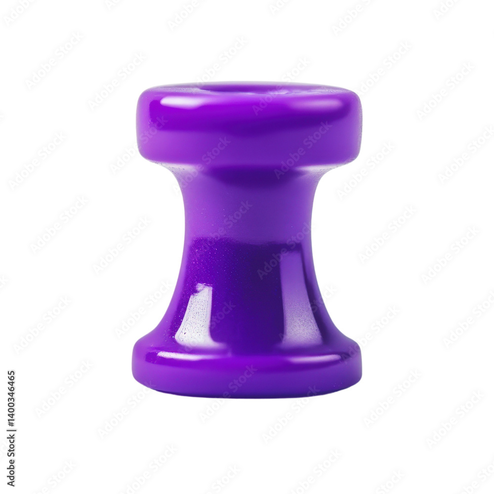 A purple push pinTransparent background, PNG file, captured in sharp focus to highlight its smooth surface and unique color. A purple push pinTransparent background, PNG file, captured in sharp focus to highlight its smooth surface and unique color.