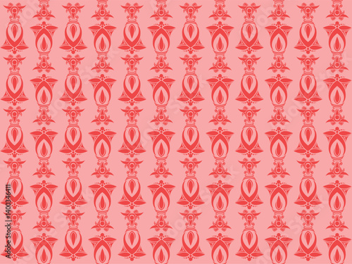 Pink pattern with bells