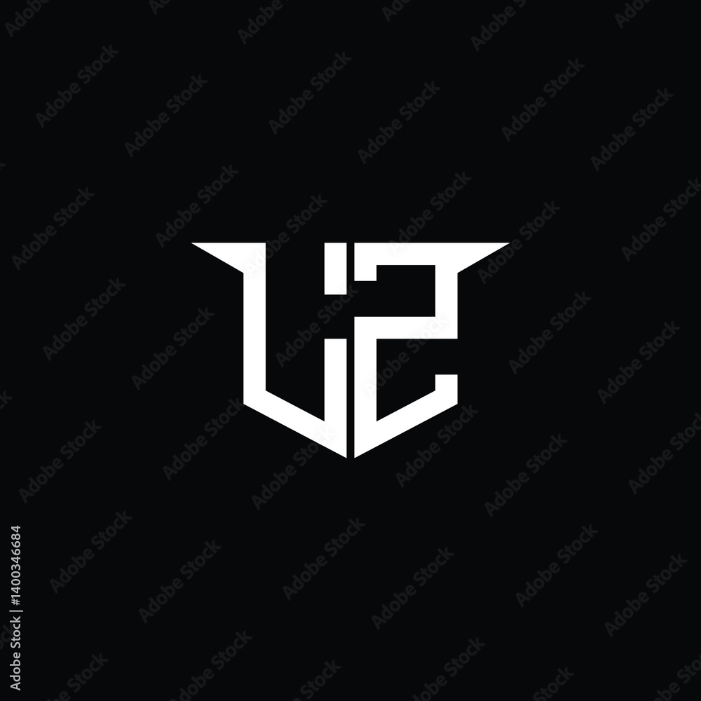 Obraz premium Modern Construction Logo with Symmetrical Design