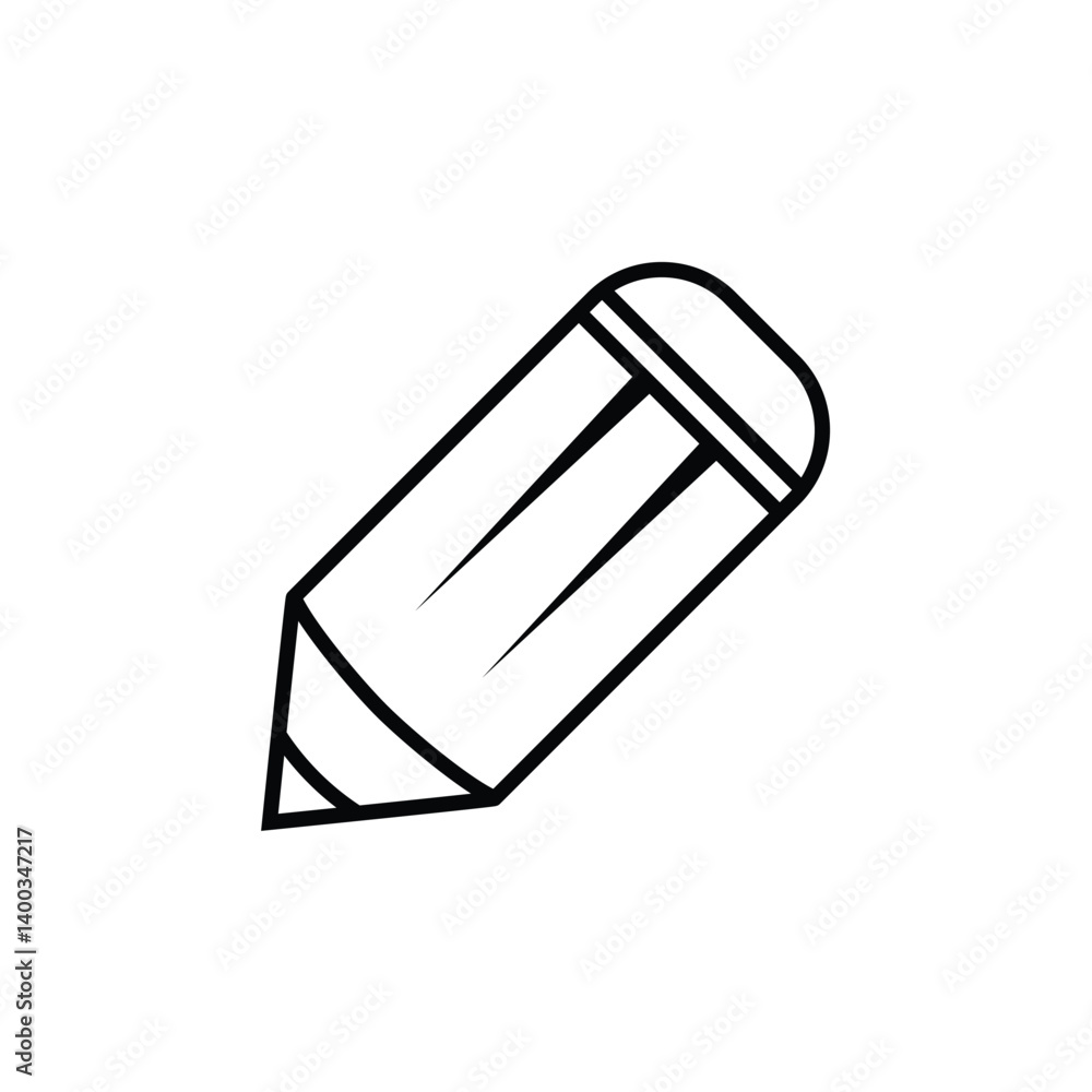 pencil, icon, flat, design, vector, illustrations, education, style, trendy, collections pencil, icon, flat, design, vector, illustrations, education, style, trendy, collections