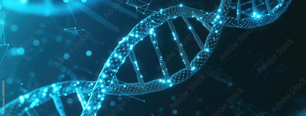 Illuminated DNA Helix