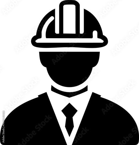 Construction engineer, industrial, engineering vector illustration, building builder, job man.