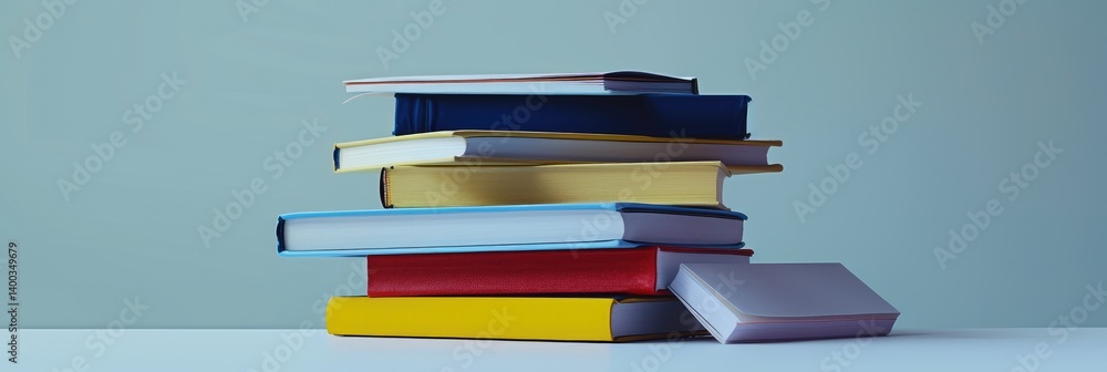 Colorful Book Stack