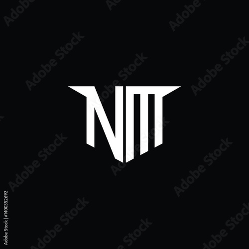 Modern Construction Logo with Symmetrical Design