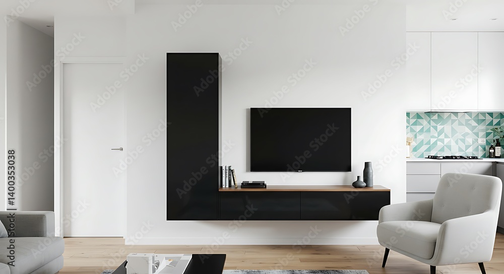 Modern Minimalism: A Quiet Corner AI Generated Modern Minimalism: A Quiet Corner AI Generated