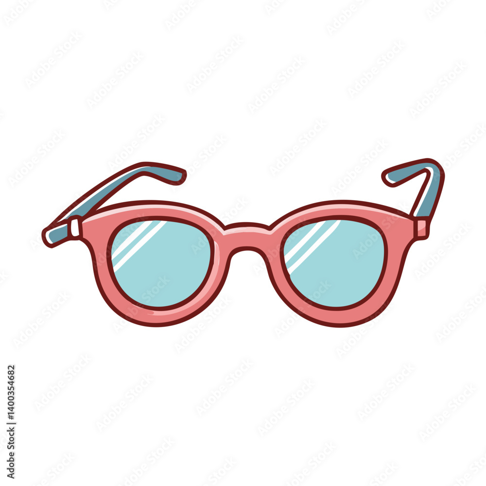 Fototapeta premium sunglasses icon, sunglasses vector illustration-simple illustration of sunglasses, perfect for sunglasses logos and icons