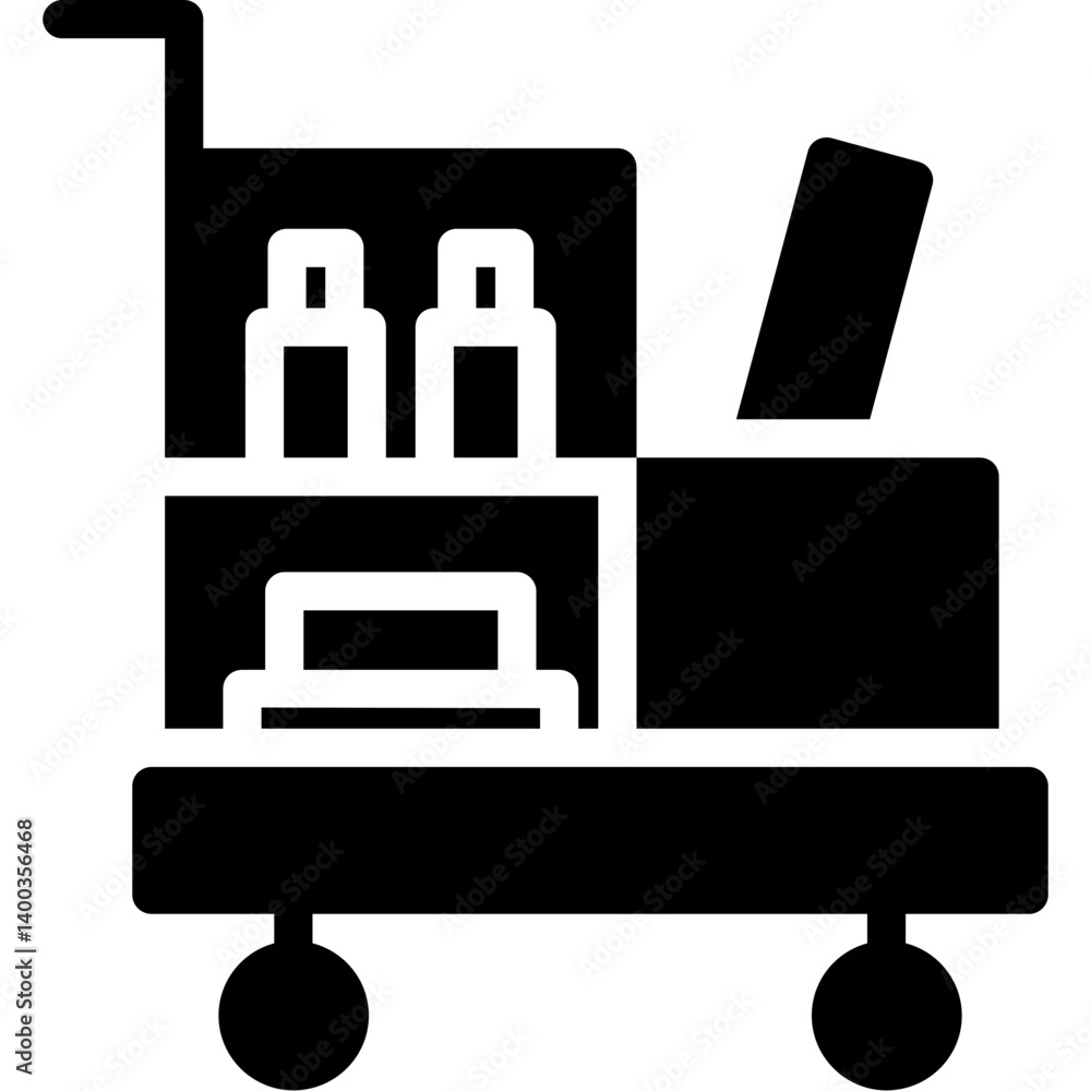 Fototapeta premium Cleaning Equipment Glyph Icon