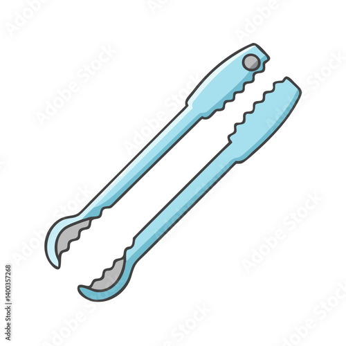 tongs icon, tongs vector illustration-simple illustration of tongs, perfect for tongs logos and icons
