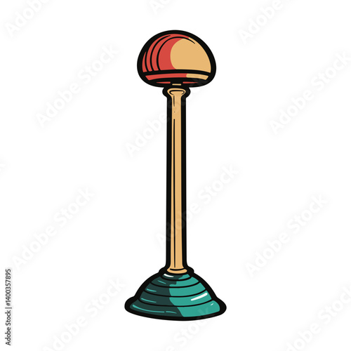 Plunger, tool, vector illustration, transparent background