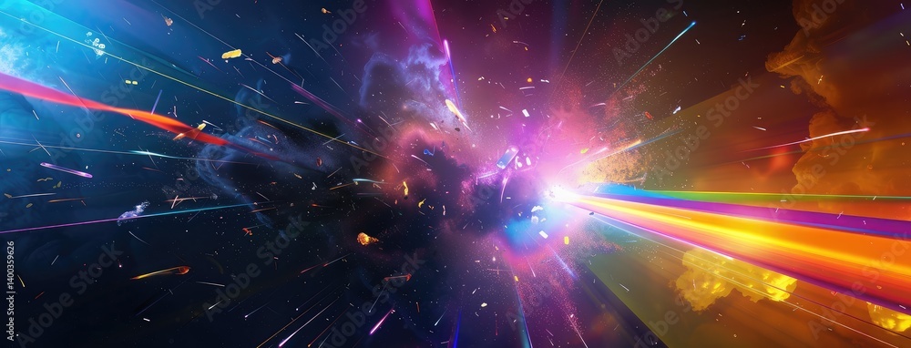 Cosmic Burst of Colors