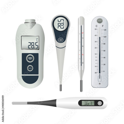 Various Types of Thermometers for Medical Use