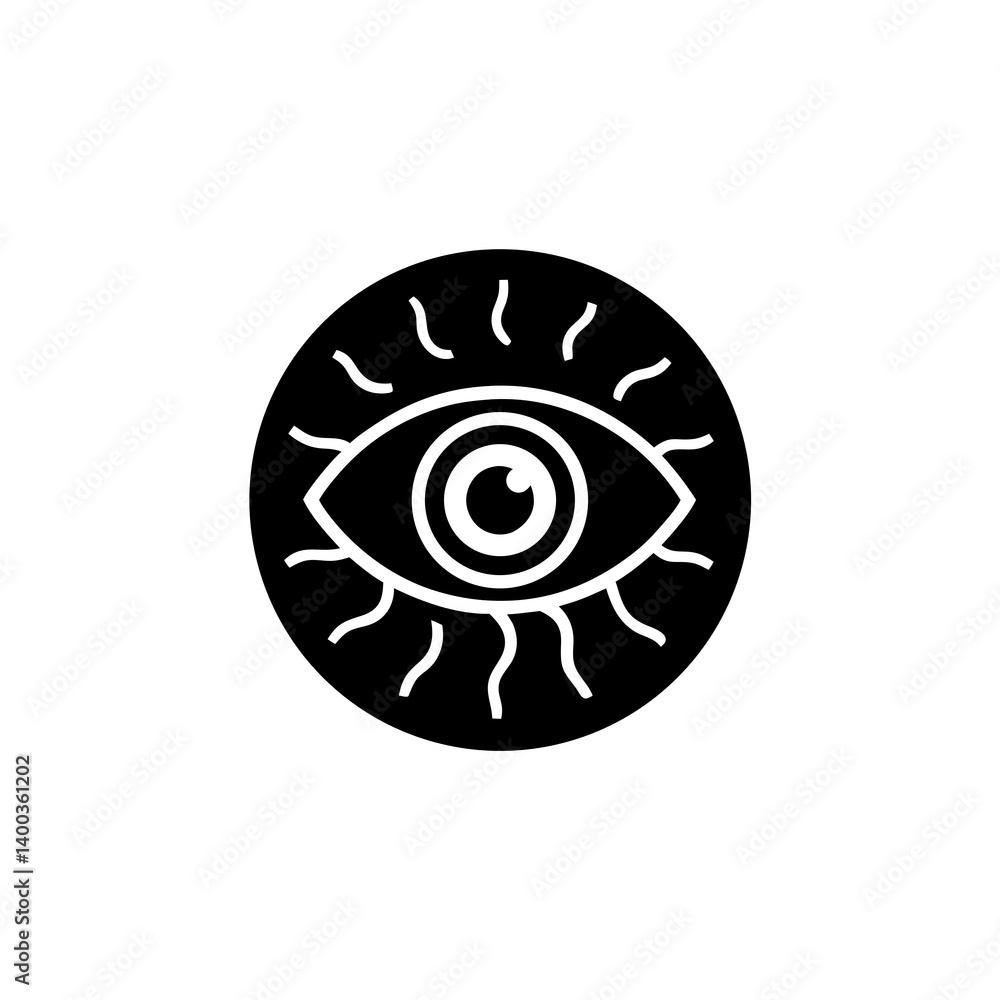 creative details Eyeball Icon Vector Illustration creative details Eyeball Icon Vector Illustration