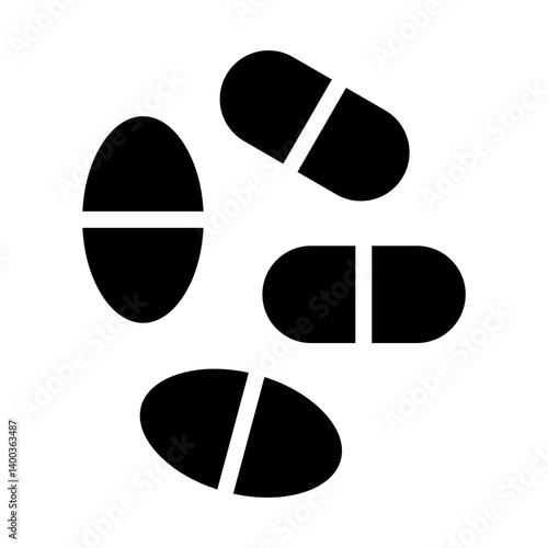 Vector Design Pills Icon Style