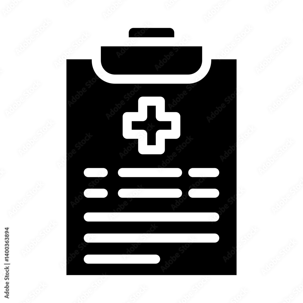 Vector Design Medical Report Icon Style Vector Design Medical Report Icon Style
