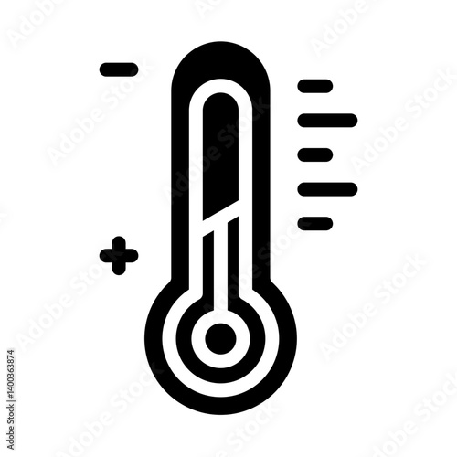 Vector Design Thermometer Icon Style