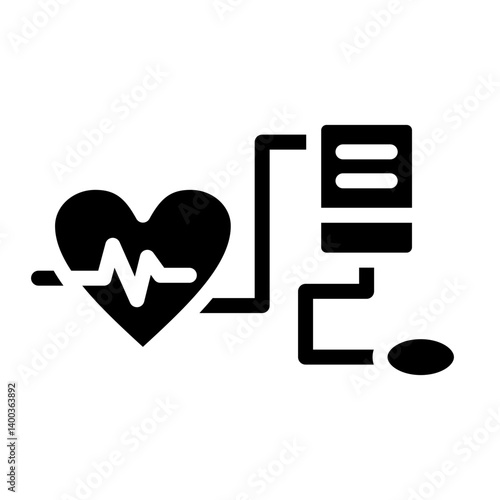 Vector Design Blood Pressure Icon Style