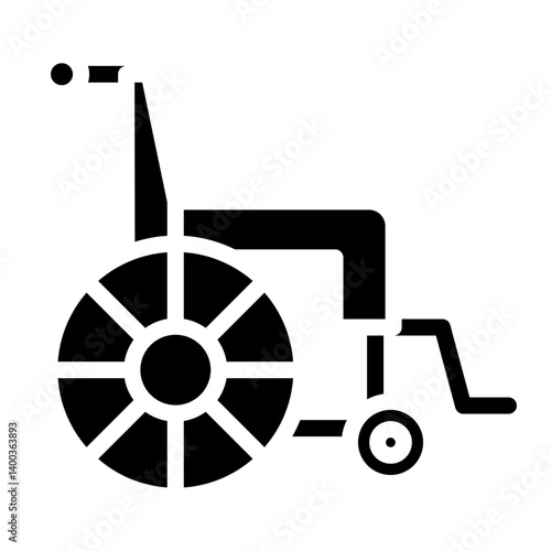 Vector Design Wheelchair Icon Style