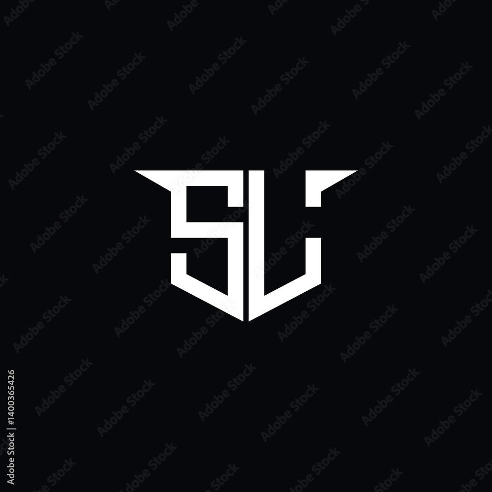 Modern Construction Logo with Symmetrical Design Modern Construction Logo with Symmetrical Design