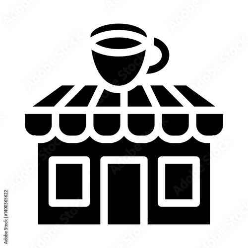 Vector Design Coffee Shop Icon Style