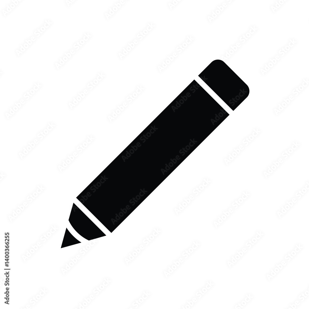 pencil, icon, flat, design, vector, illustrations, education, style, trendy, collections pencil, icon, flat, design, vector, illustrations, education, style, trendy, collections