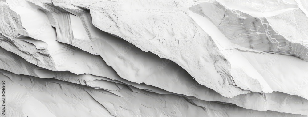 Monochrome Serenity: Abstract Landscape