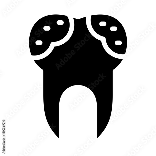 Tooth Decayed Icon Style